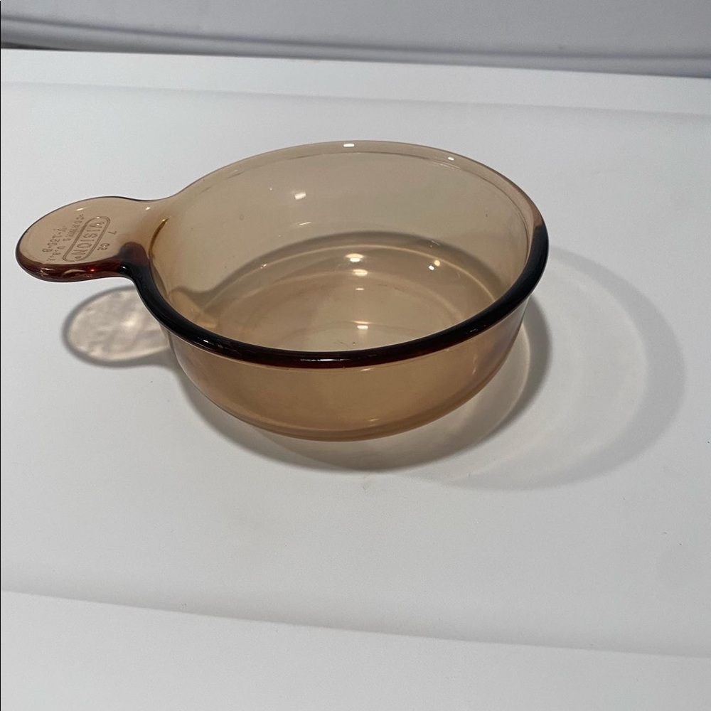 Vision Corning ware Amber small sauce Pan